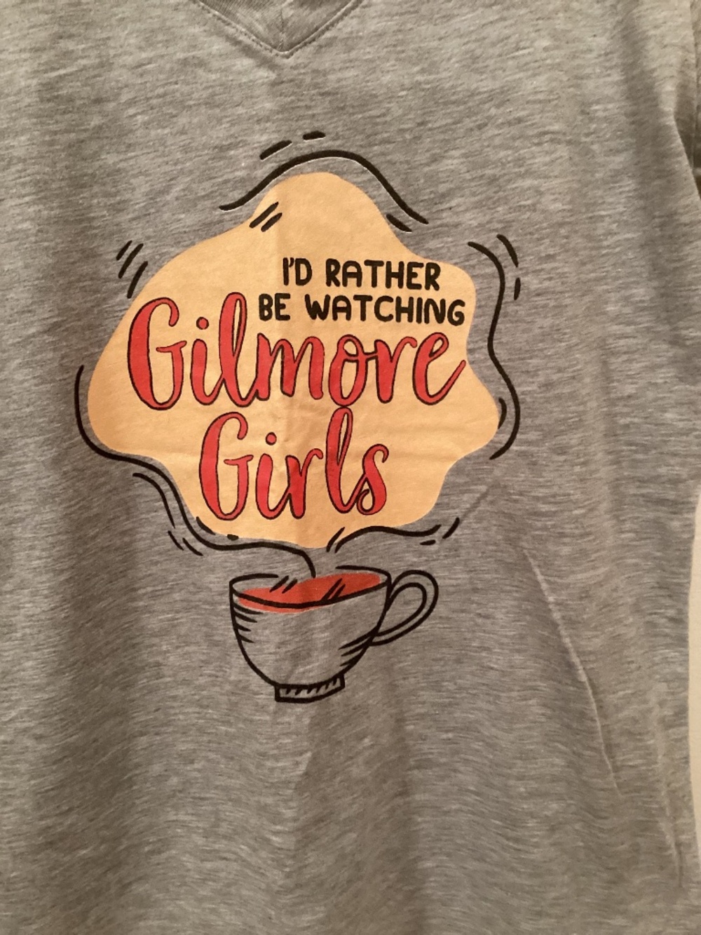 I’d Rather Be Watching Gilmore Girls t-shirt (M?)